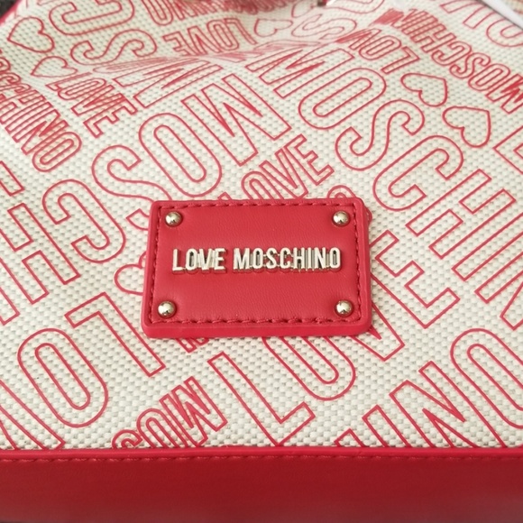 ❤LOVE MOSCHINO LOGO SATCHEL - Picture 6 of 8